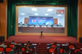 越中两国军医开展新冠肺炎疫情防控工作经验交流