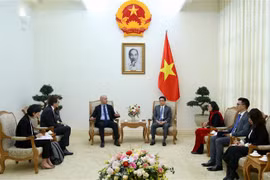 越南政府副总理武德儋会见国际社会保障协会秘书长 塞洛•阿比- 拉米亚•卡埃塔诺