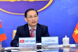 第九次越南-蒙古国外交部副部长级政治磋商以视频方式进行