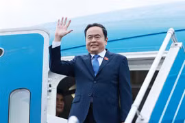 越南国会主席陈青敏启程对俄罗斯进行正式访问。图自越通社