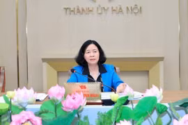 越共中央政治局委员、河内市委书记、河内国会代表团团长裴氏明怀。图自越通社