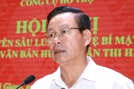 河江省人民委员会主席阮文山。图自越通社