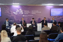 专题讨论会场景。图自越通社