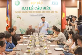 2024年交通事故遇难者超度法会记者会。图自qdnd.vn