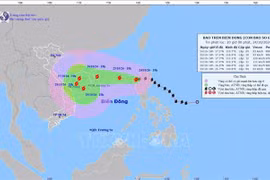 越南政府总理：主动应对台风“潭美”。图自越通社