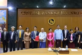 越南投资与发展股份商业银行缅甸分行成立仪式。