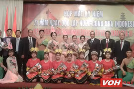 印尼独立71周年纪念典礼上的艺术表演节目