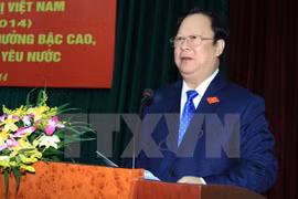 越南友好组织联合会主席武春鸿（图片来源：越通社）