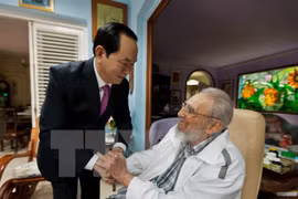 陈大光主席会见德尔·卡斯特罗