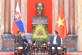 越南国家主席陈大光会见斯洛伐克总理罗伯特·菲乔