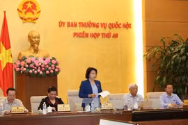 越南国会主席阮氏金银致闭幕词