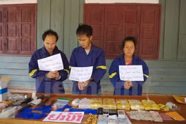 被破获的一个毒品案​嫌犯