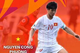 越南U23队的阮公凤（图：体育报）