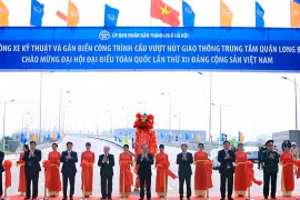 通车仪式场景（图片来源：越南人民报）