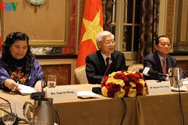 越共中央总书记阮富仲2015年7月访问美国