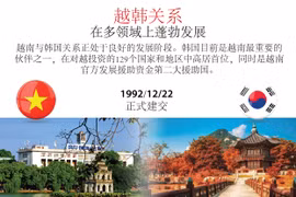 图表新闻：越韩关系在多领域上蓬勃发展