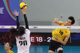 越南女排成功卫冕AVC挑战杯冠军。图自AVC
