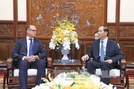 越南国家主席陈大光会见奥地利驻越大使