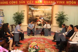 会谈现场（图片来源：越通社）