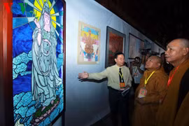 越南当代佛教艺术展和佛事成就展在河内开展