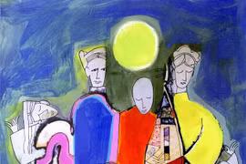 《翘传》、《陆云仙》插画展在河内开展