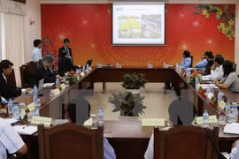 工作会谈场景（图片来源：越通社）