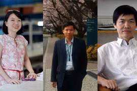 在《物理评论快报》上发表学术论文的三名科学家（图片来源：因特网）
