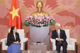 越南国会副主席汪周刘会见柬埔寨外交、国际合作与新闻宣传委员会主任