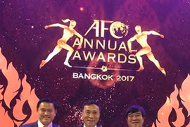越南足协荣获亚足联颁发的年度最佳足协发展奖