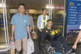 在菲律宾获救的越南船员已安全回国