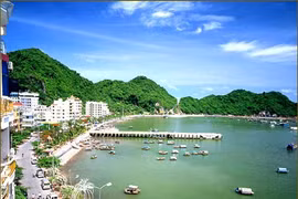 ​海防市吉婆岛风景。（图片来源：因特网）