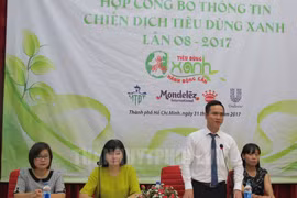 第八次绿色产品消费运动公布仪式。（图片来源：thanhuytphcm.vn）