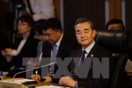 中国外长王毅。