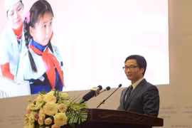武德儋副总理在仪式上发言。（图片来源：越南人民报）