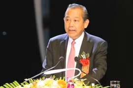 政府常务副总理张和平(图片来源：越通社）