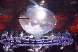 第十九届世界青年大学生联欢节上的表演节目。