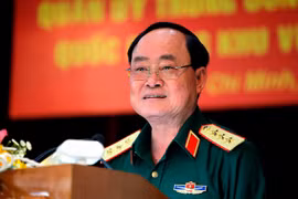 越共中央委员、中央军委常务委员、国防部副部长陈单上将。