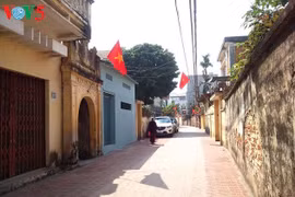 村路铺红砖
