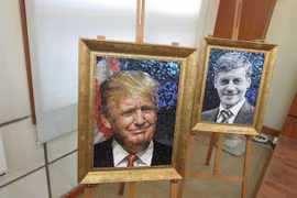 “2017年APEC各经济体领导人肖像”陶瓷拼贴画展即将在河内开展