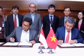 签字仪式。（图片来源：http://baodautu.vn）