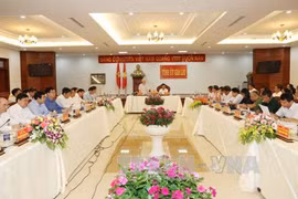 越共中央总书记发表讲话。（图片来源：越通社）