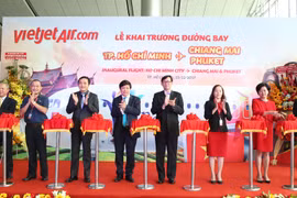 越捷航空公司开通胡志明市至泰国普吉岛和清迈两条新航线