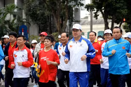2016年奥林匹克长跑日（图片来源：越通社）