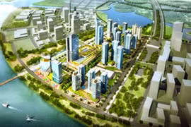 附图：平阳智慧城市效果图。（图片来源：越通社）