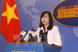 越南外交部发言人黎氏秋姮。（图片来源：越通社）