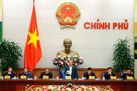 越南政府2月例行会议（图片来源：越通社）