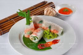 西贡凉卷成菜。