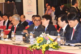 APEC可持续旅游高级政策对话会议的与会代表。