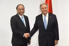 第31届东盟峰会：阮春福会见联合国秘书长和欧洲理事会主席