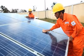 附图：越南注重开发太阳能。（图片来源：越通社）